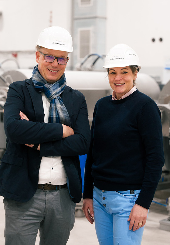 Storybild Jäckering Geschäftsleitung Julia Laudenbach und Jan Zillmann