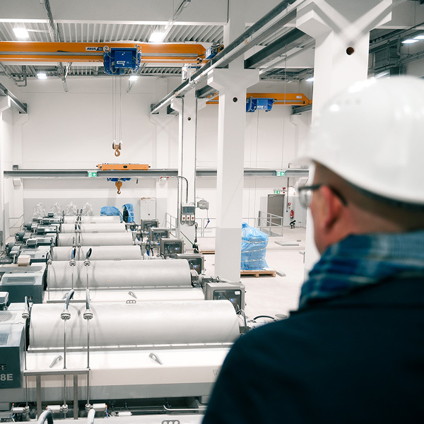 Jäckering Storybild in der Produktionshalle